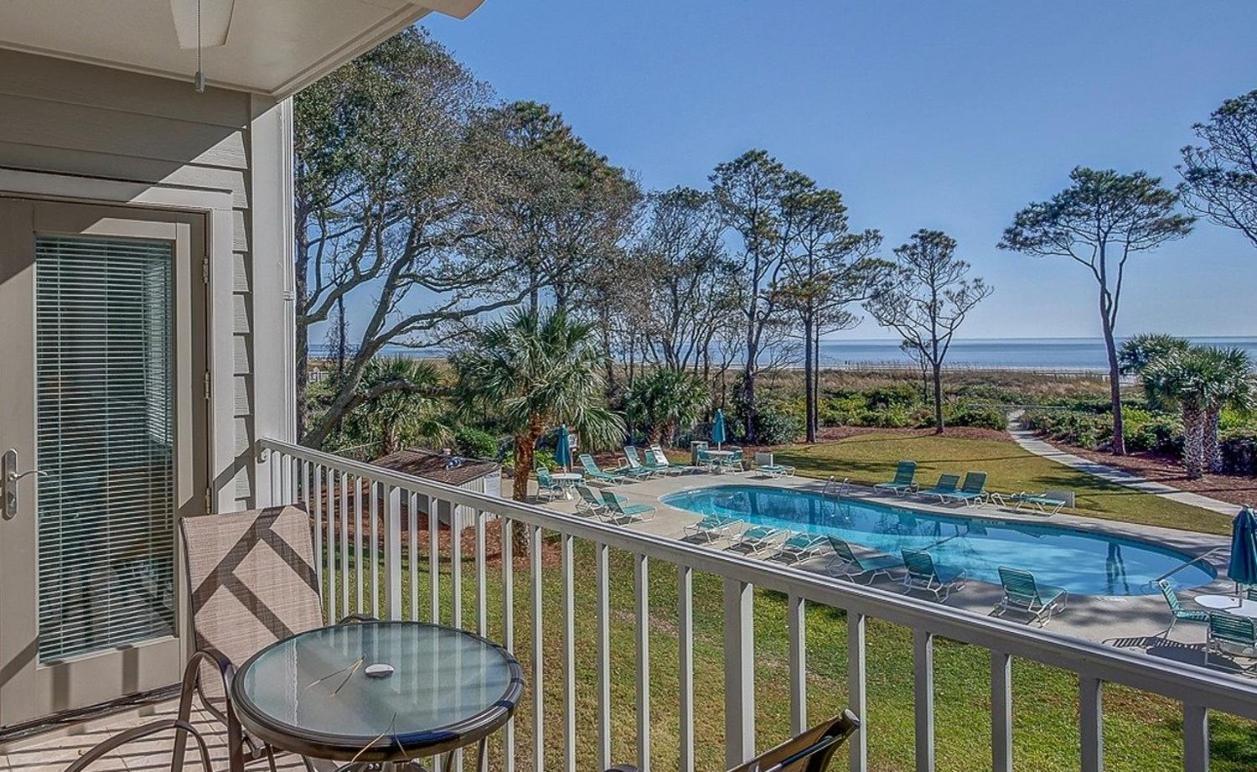 Direct Oceanfront Private Villa Overlooking Pool/Beach - South Forest Beach - Right Next To Coligny Plaza Pulau Hilton Head Luaran gambar