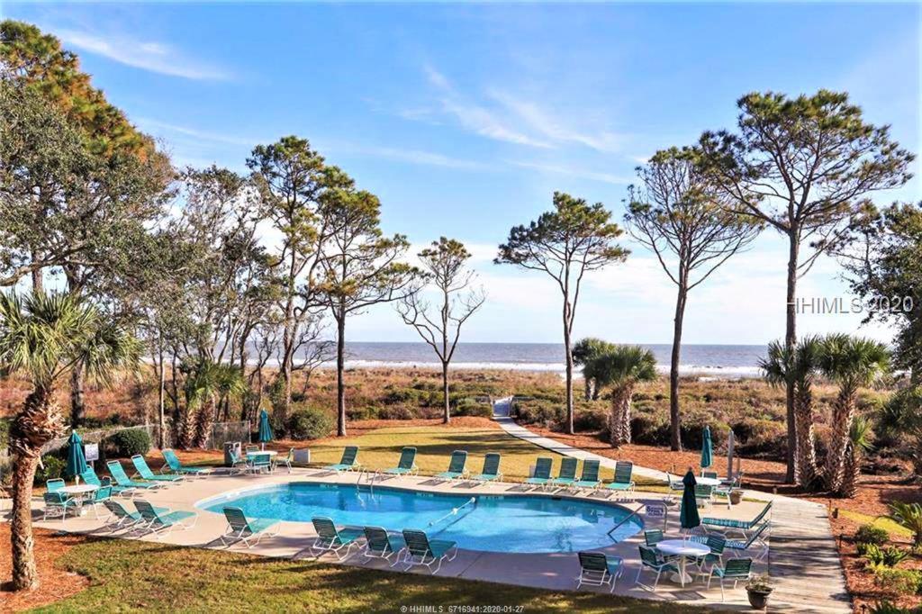 Direct Oceanfront Private Villa Overlooking Pool/Beach - South Forest Beach - Right Next To Coligny Plaza Pulau Hilton Head Luaran gambar