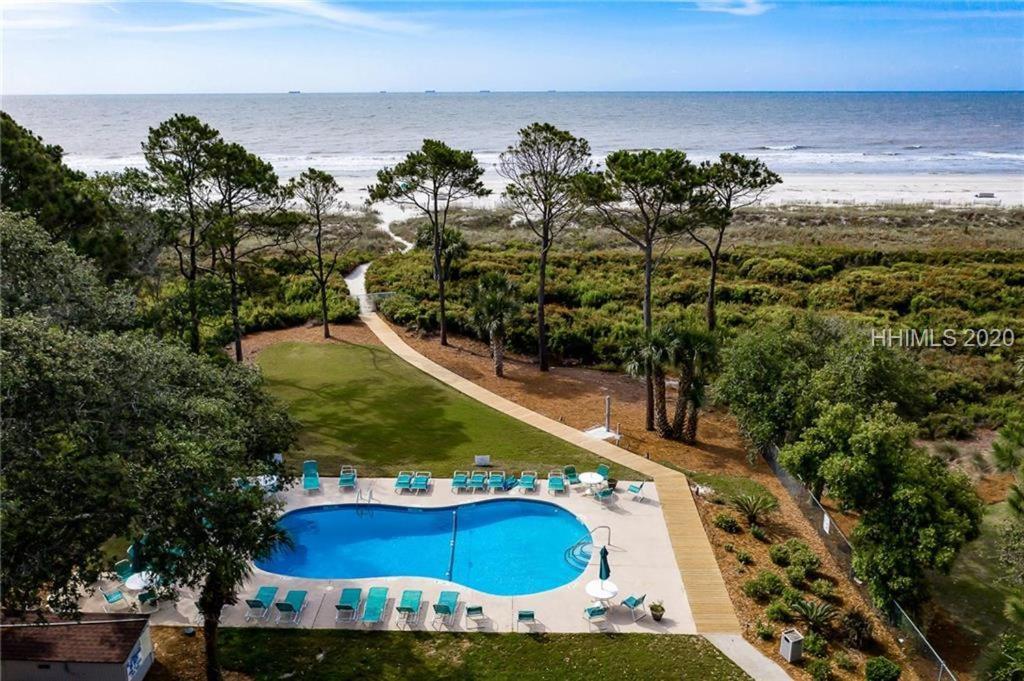 Direct Oceanfront Private Villa Overlooking Pool/Beach - South Forest Beach - Right Next To Coligny Plaza Pulau Hilton Head Luaran gambar